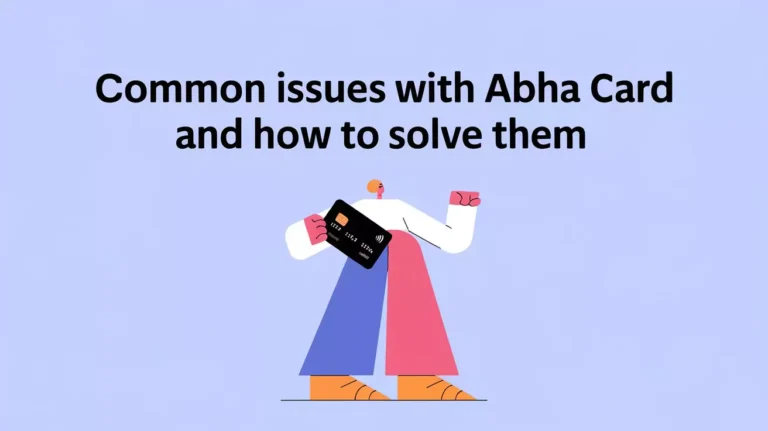 comman issues with abha